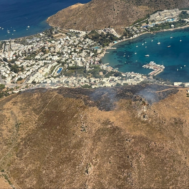 Bodrum'daki yangın kontrol altına alındı