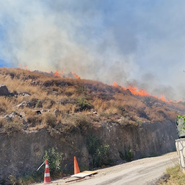 Bodrum'da maki yangını; alevler 1 saatte kontrol altına alındı