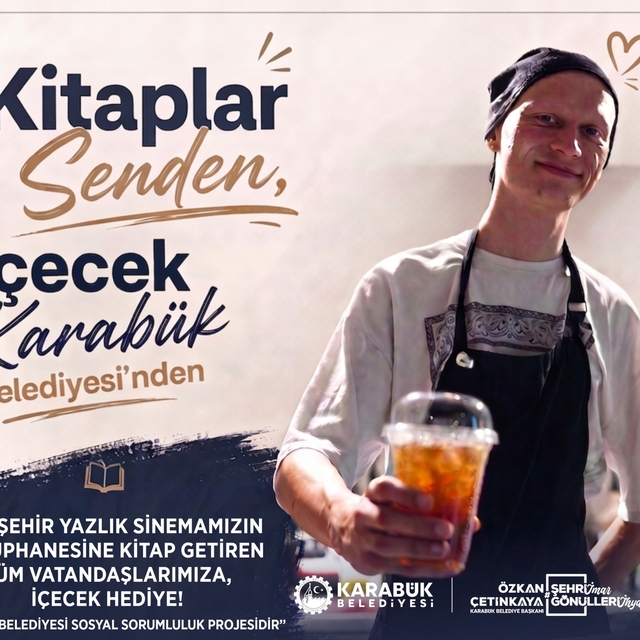 Kitap getirene içecek ikram edilecek