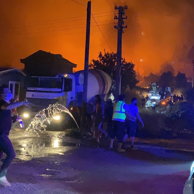 Muğla'da orman yangını (2)