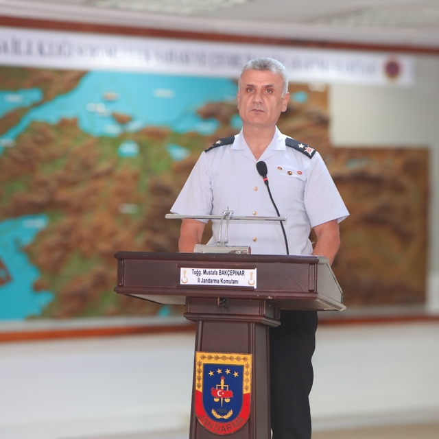 Bursa İl Jandarma Komutanlığı'nda 'Rütbe Terfi Töreni'
