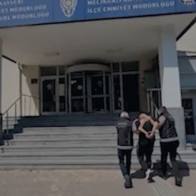 Kayseri'de 13 yıl hapis cezasıyla aranan hükümlü yakalandı