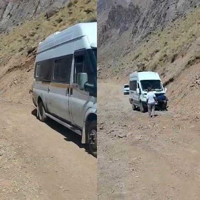 Cennet-Cehennem Vadisi'ne giden turistler yolda kaldı