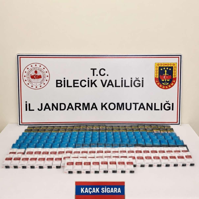 Bilecik'te kaçak sigara operasyonu: 4 bin 120 adet ele geçirildi