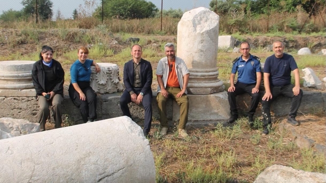 Erzin'de Issos Epiphaneia Antik Kenti'ndeki kazı çalışmaları sürüyor