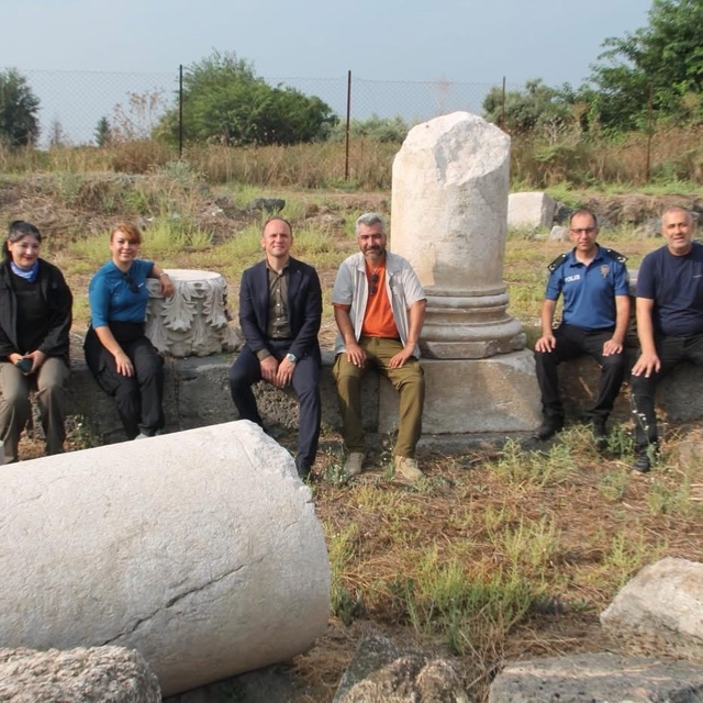 Erzin'de Issos Epiphaneia Antik Kenti'ndeki kazı çalışmaları sürüyor
