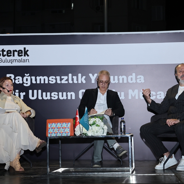 Müşterek Mekan'da bağımsızlık ve Cumhuriyet söyleşisi