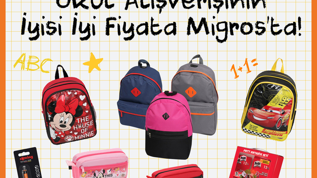 Migros'tan okula dönüş dönemine özel kırtasiye kampanyası