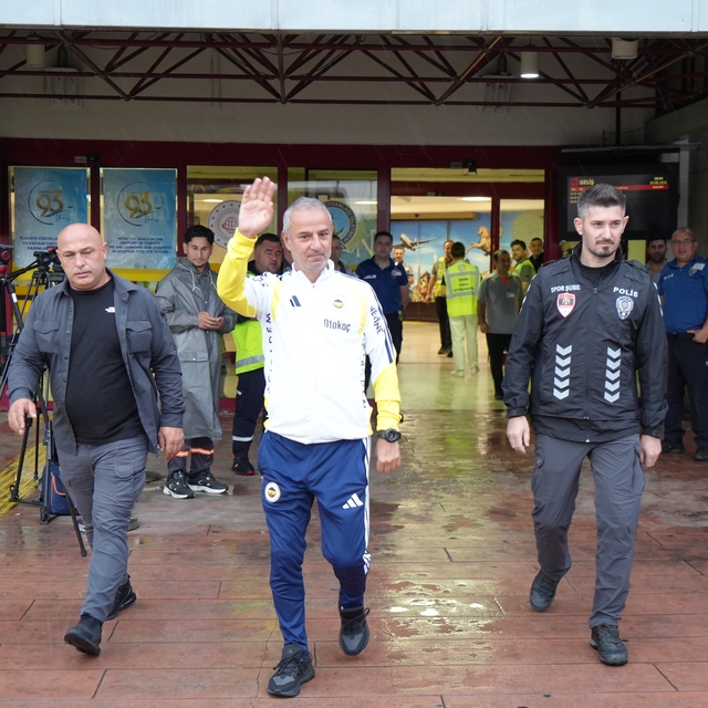 Fenerbahçe kafilesi Samsun'a geldi