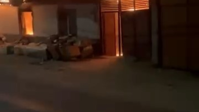 Alev alev yanan ev kamerada