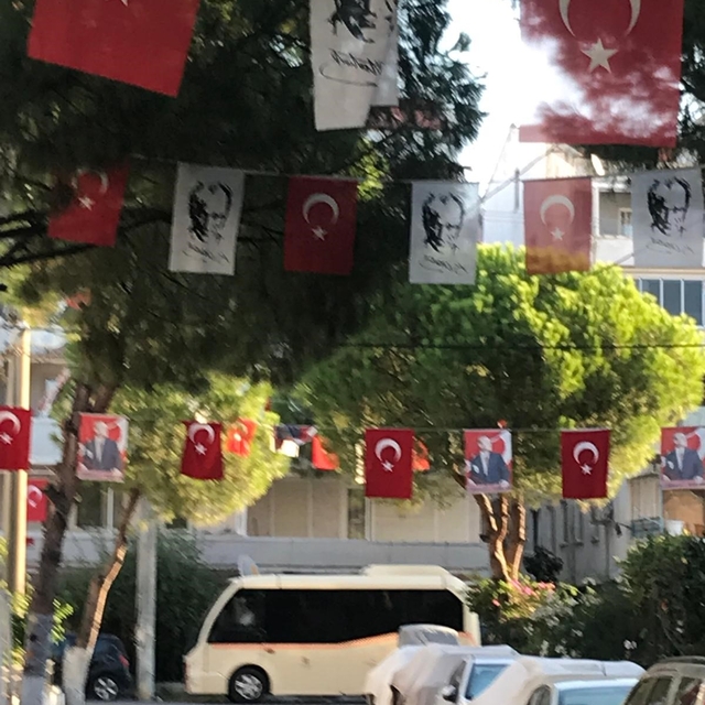 Ayvalık-Sarımsaklı'da Atatürk ve Cumhuriyet sevgisi sokağa taşıyor
Çamlı so...