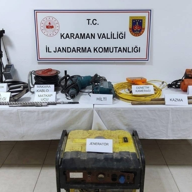 Karaman'da jandarmanın yakaladığı 34 kişiden 3'ü tutuklandı