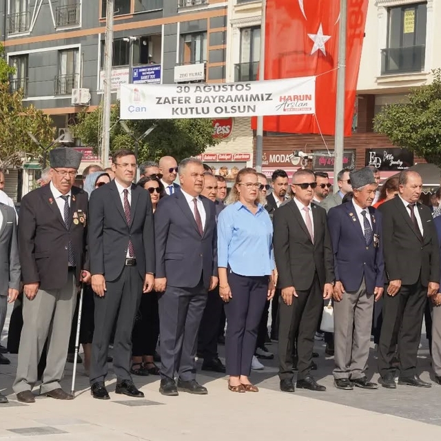 Çan'da 30 Ağustos Zafer Bayramı kutlandı
