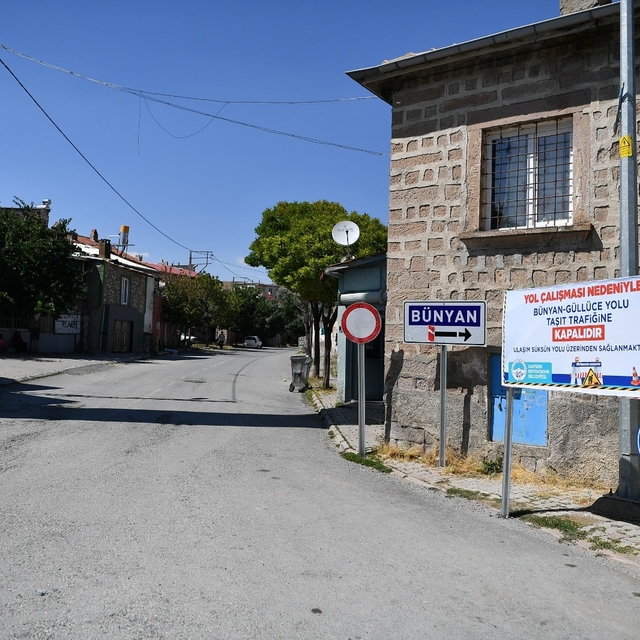 Bünyan'da 122.5 milyon TL'lik yatırımla 16 kilometrelik yol yenileniyor