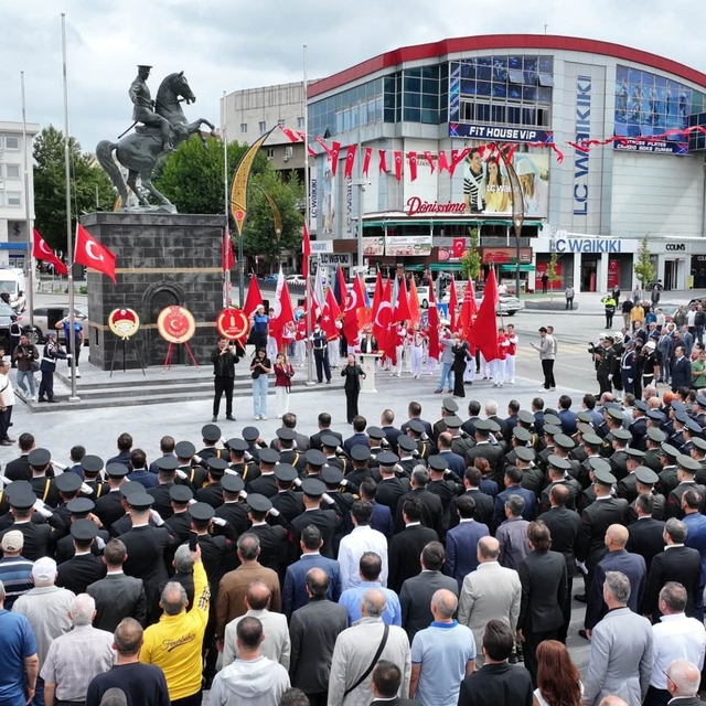 Niğde'de 30 Ağustos Zafer Bayramı düzenlenen törenle kutlandı