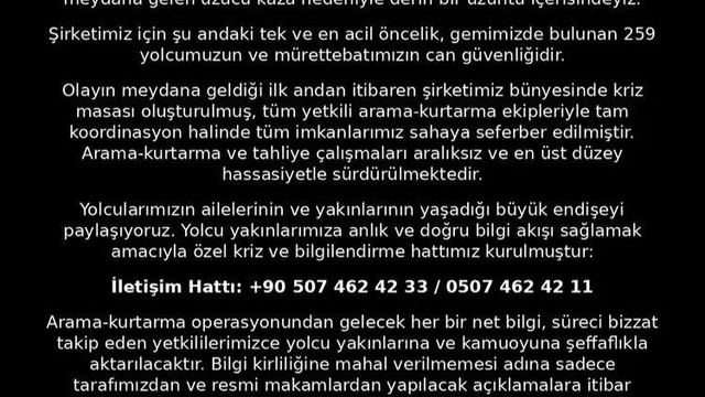Filo Denizcilik'ten Girne açıklarındaki kaza sonrası açıklama: Yolcu yakınları için kriz ve bilgilendirme hattı kuruldu