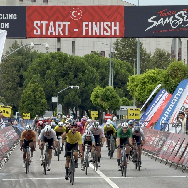 Tour of Samsun 2026 Bisiklet Yarışları'nda Ramazan Yılmaz birinci oldu