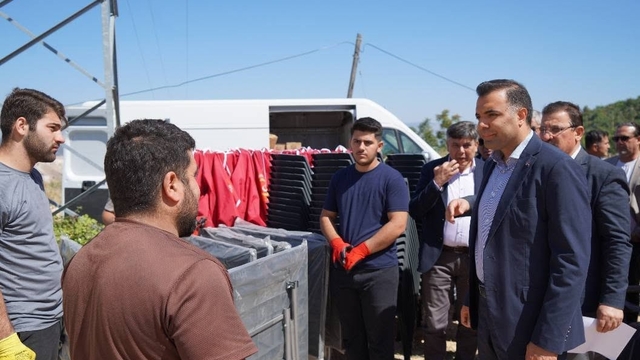 Bilecik'te köylere 250 çadır, 250 masa ve 2 bin 500 sandalye desteği