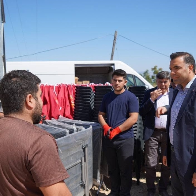 Bilecik'te köylere 250 çadır, 250 masa ve 2 bin 500 sandalye desteği