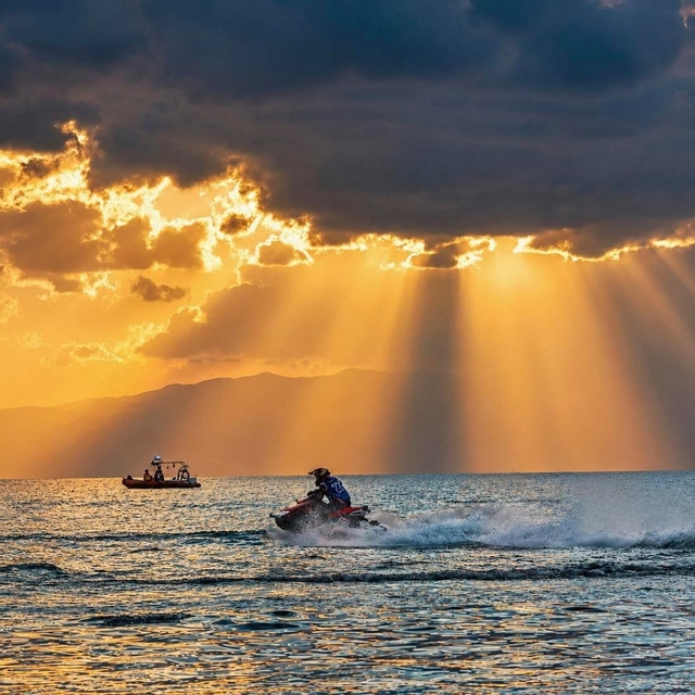 İznik Gölü'nde adrenalin zirve yaptı