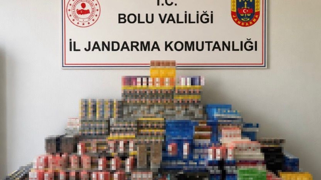 Bolu'da kaçakçılara ağır darbe: 1 milyon 150 bin liralık kaçak ürün ele geçirildi