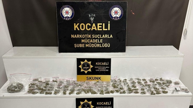 Kocaeli'de uyuşturucu operasyonu; 5 tutuklama
