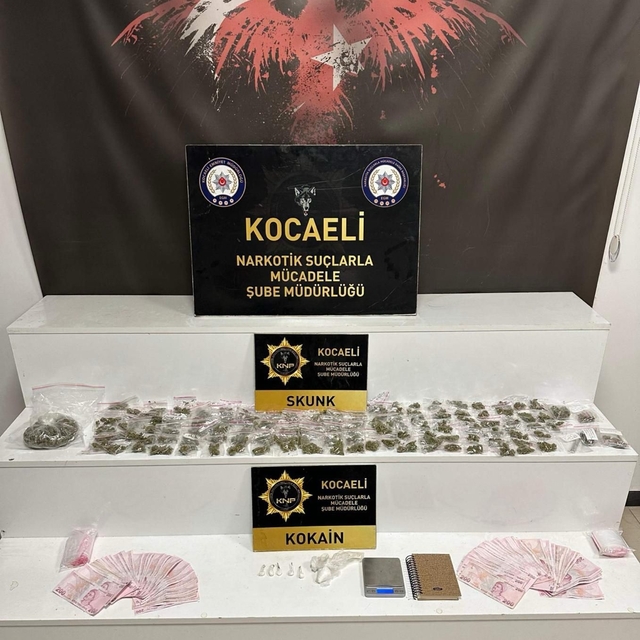 Kocaeli'de uyuşturucu operasyonu; 5 tutuklama