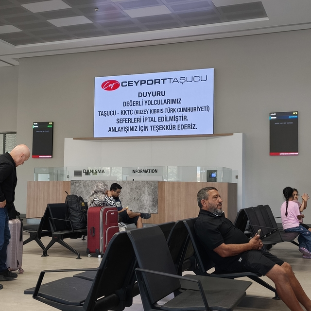 Taşucu Limanı'nda Kıbrıs seferleri iptal edildi