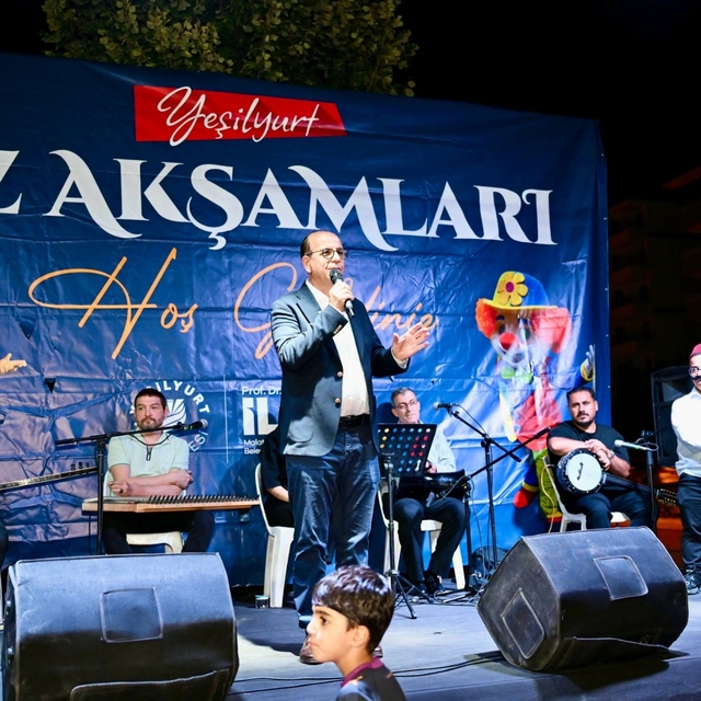 Yeşilyurt'ta 30 Ağustos Zafer Bayramı coşkusu yaz akşamlarına taşındı