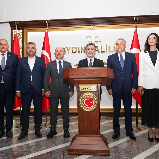 Bakan Yumaklı'nın ikinci durağı Aydın Valiliği oldu