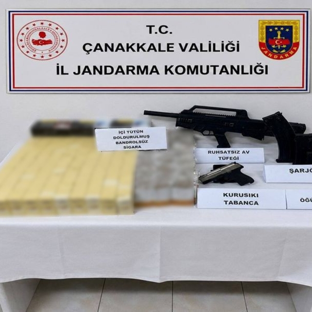 Çanakkale'de kaçakçılık operasyonu