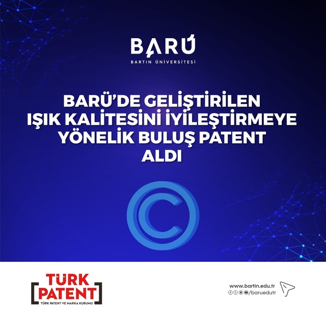 BARÜ'de geliştirilen ışık kalitesini iyileştirmeye yönelik buluş patent ald...