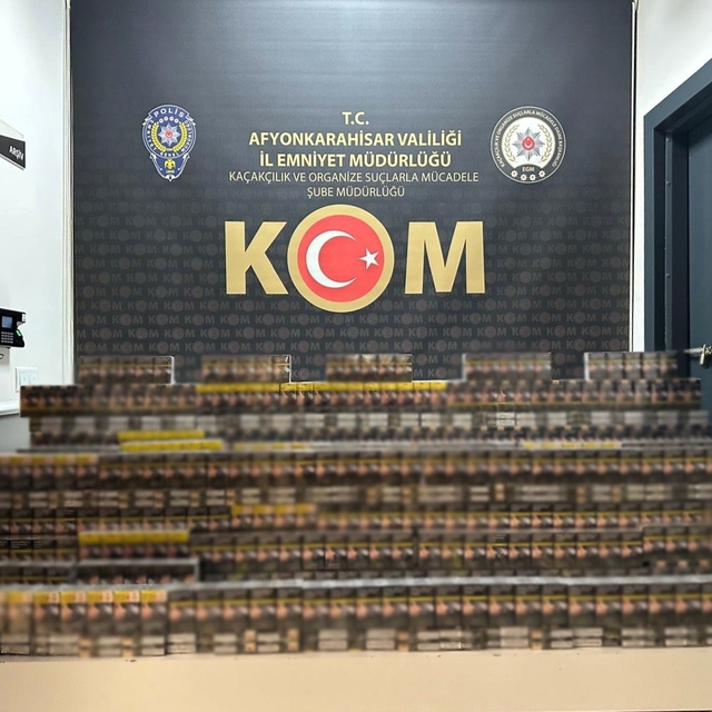 Polis bin 830 paket gümrük kaçağı sigara ele geçirdi