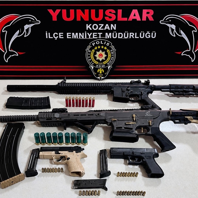 Adana polisi silah ele geçirdi