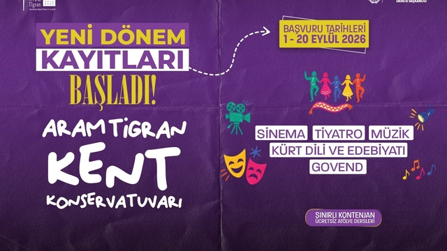 Aram Tigran Kent Konservatuvarında yeni dönem: Başvurular 20 Eylüle kadar sürecek