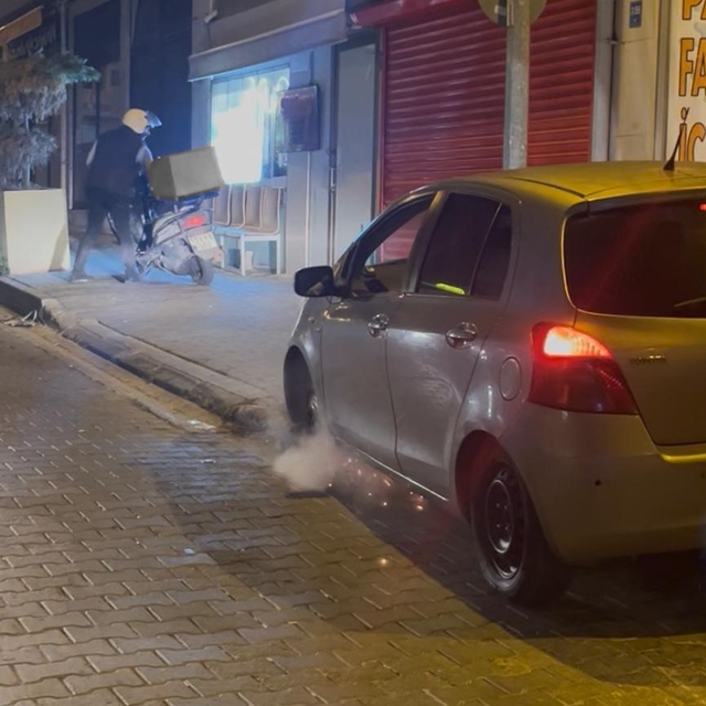 Tekirdağ'da jant üzerinde seyreden alkollü sürücü polise yakalandı