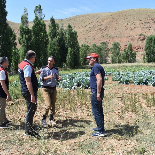 Bayburt'ta üreticilerin sorunları yerinde dinlendi