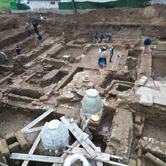 Adramytteion'da Roma villasının eşsiz mozaikleri gün yüzüne çıktı