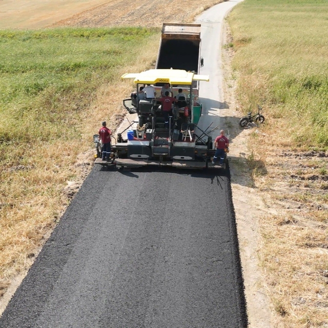 Bolu'da 6 köyü birbirine bağlayan yolun yapımına başlandı