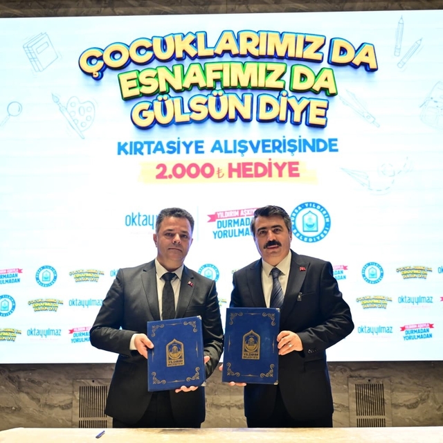 Yıldırım'da 6 bin öğrenciye kırtasiye desteği
