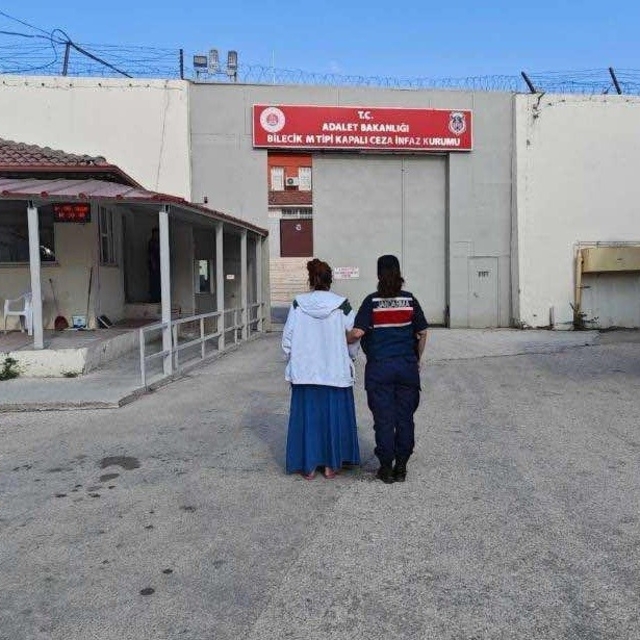 Bilecik'te 5 yıl 9 ay hapis cezası olan kadın yakalandı
