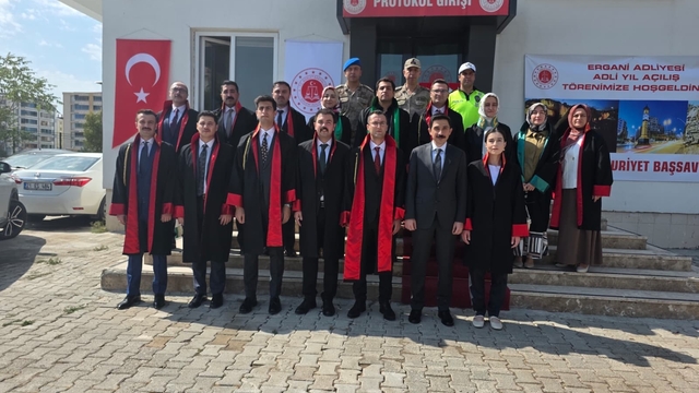 Ergani'de 2026-2027 adli yıl açılışı törenle yapıldı
