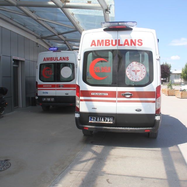Beyşehir'de motosiklet kazası: 1 yaralı