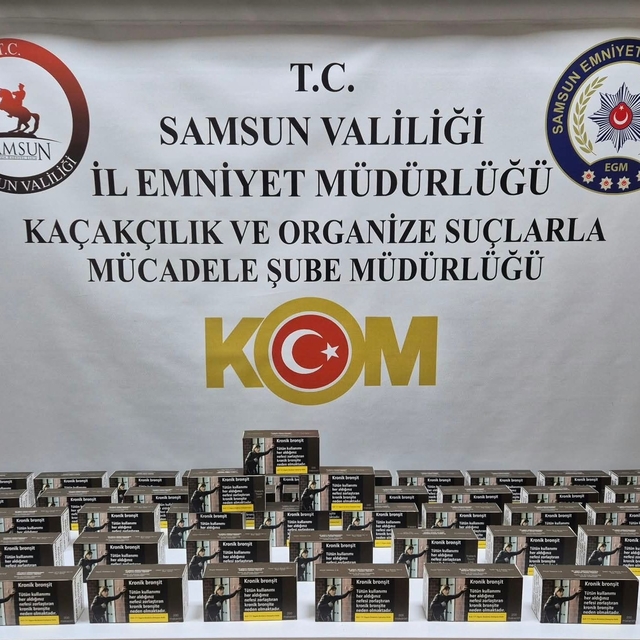 10 bin doldurulmuş makaron ele geçirildi