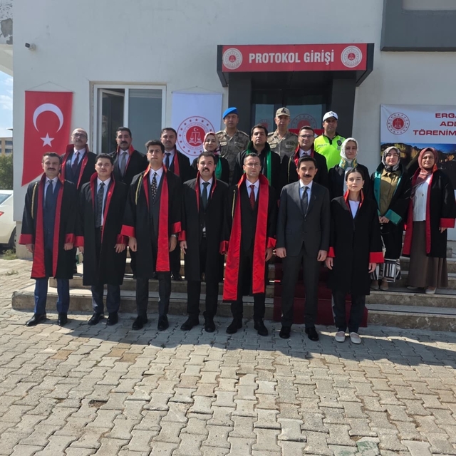 Ergani'de 2026-2027 adli yıl açılışı törenle yapıldı