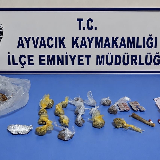 Ayvacık'ta uyuşturucu operasyonu: 1 tutuklama