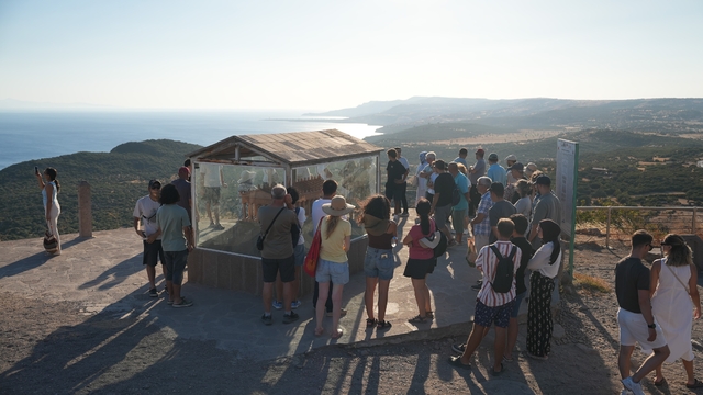 Çanakkale'de festivalin üçüncü gününde Assos Ören Yeri keşfedildi