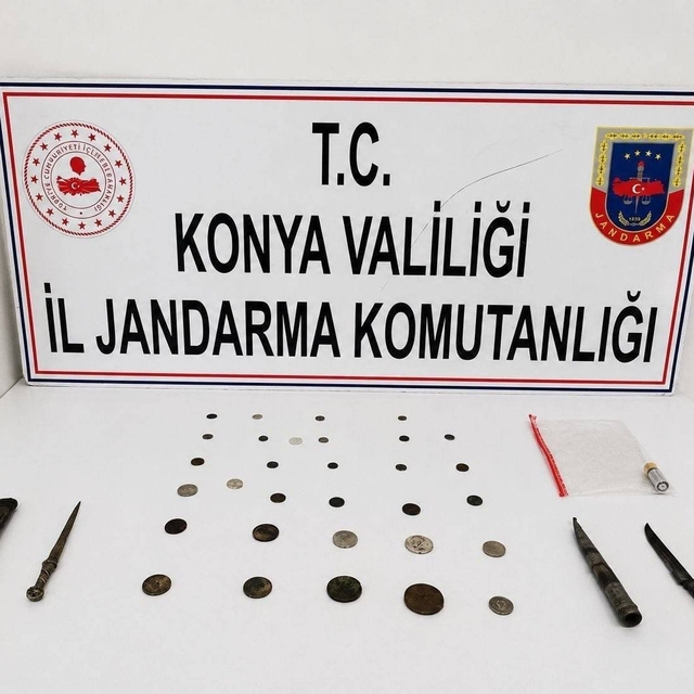 Konya'da tarihi eser operasyonu