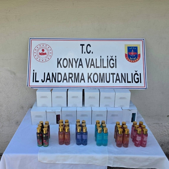 Konya'da 186 bin makaron ve 240 kaçak parfüm ele geçirildi