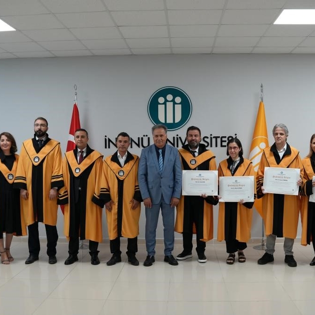 İnönü Üniversitesinde akademik yükselme töreni